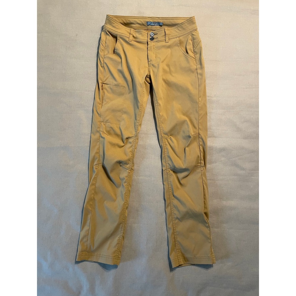 Prana Performance Pants Women's Size 4 Roll Tab Gorpcore Hiking Outdoors Camping